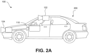 Patent drawing: Mobileye Patents a Way to Measure Distance Using Road Slope Data