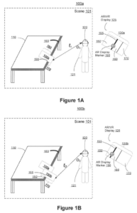 Patent drawing: Apple Patents a System That Keeps AR Labels Stuck to Real Objects as You Move
