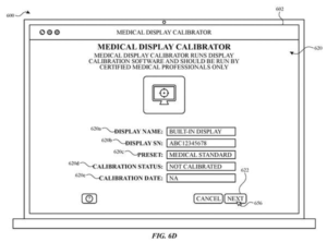 Patent drawing: Apple Patents a Tool That Adjusts Screens to Match Hospital Display Requirements