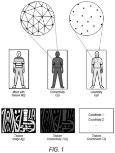 Patent drawing: Apple Patents a Compression Method for Streaming 3D Objects in Motion