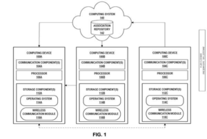 Patent drawing: Google Patents a System That Connects Nearby Devices Only When Needed