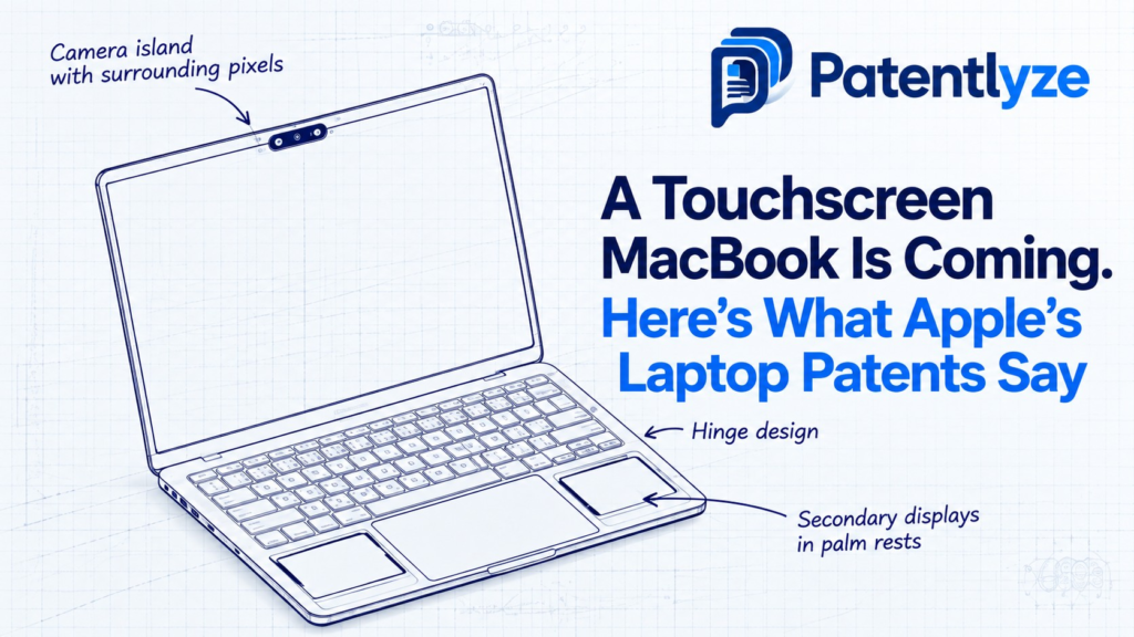 A Touchscreen MacBook Is Coming. Here's What Apple's Laptop Patents Say