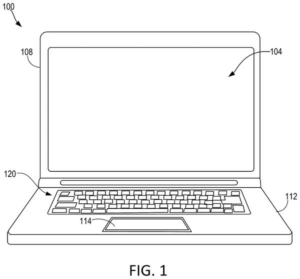 Patent drawing: Microsoft Patents a Spring-Mounted Trackpad That Clicks More Reliably