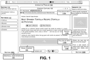 Patent drawing: Microsoft Patents a System That Reads Your Screen and Answers Questions You Didn't Ask