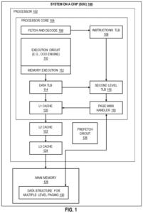 Patent drawing: Intel Patents Hardware That Finds the Right Memory Locations Faster Before a CPU Asks