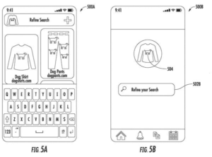 Patent drawing: Google Patents a Way to Refine Image Searches by Adding a Text Description