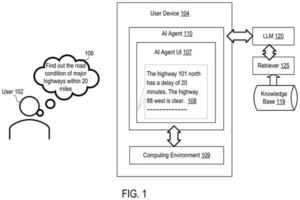 Patent drawing: Salesforce Patents a Self-Teaching System for AI That Handles Back-and-Forth Conversations