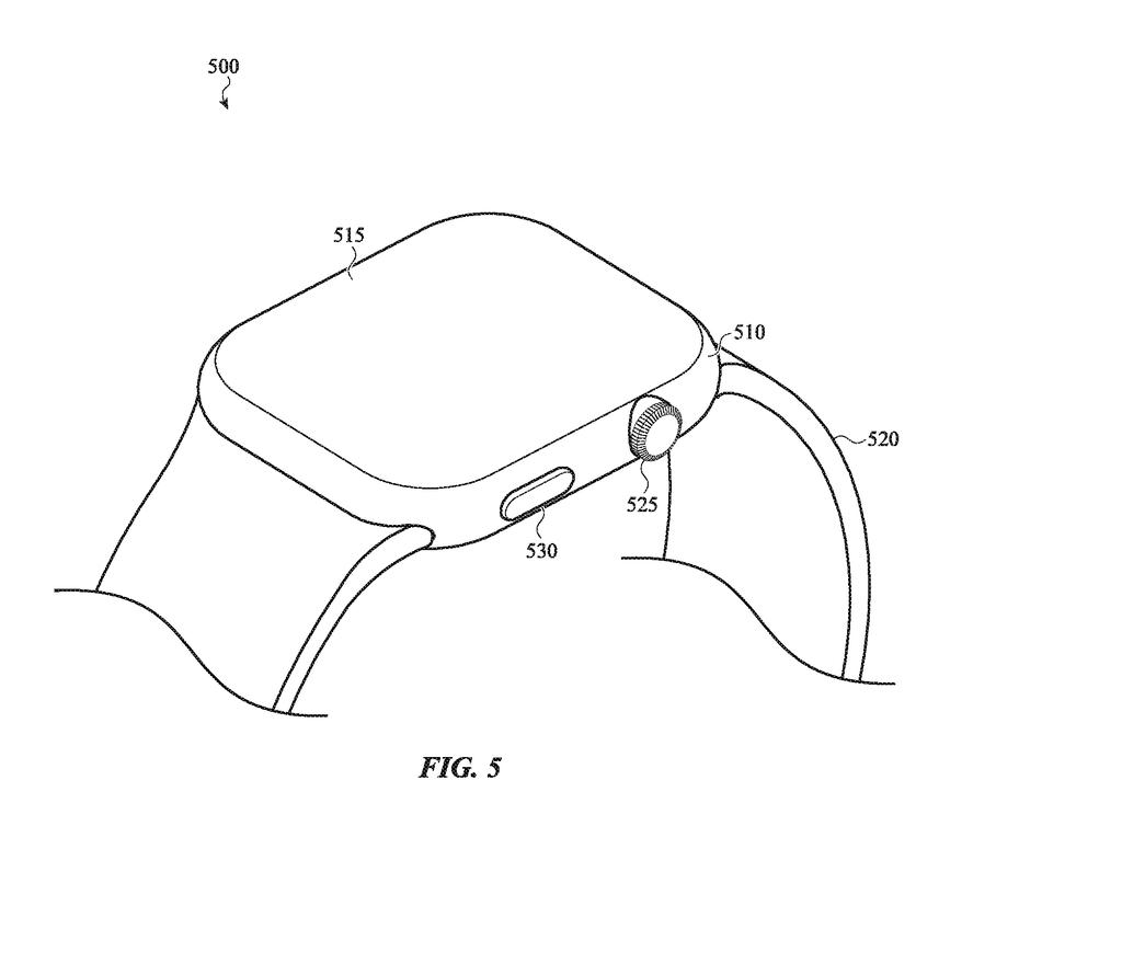 A smartwatch designed to monitor heart rate continuously throughout a menstrual cycle. Drawing from patent filing US 2026/0306074 A1.