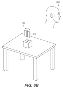 Patent drawing: OpenAI Patents a Moving Assistant That Keeps Waving Until You Look at It