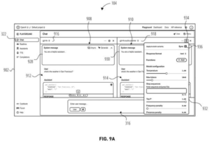 Patent drawing: OpenAI Patents a Split-Screen Tool for Pitting Two AI Models Against Each Other