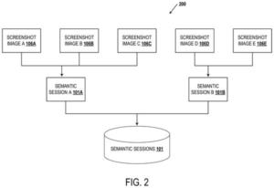 Patent drawing: Microsoft Files Patent for Sorting Screenshots by Topic Instead of Time