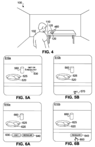 Patent drawing from the Apple's AR glasses watchlist