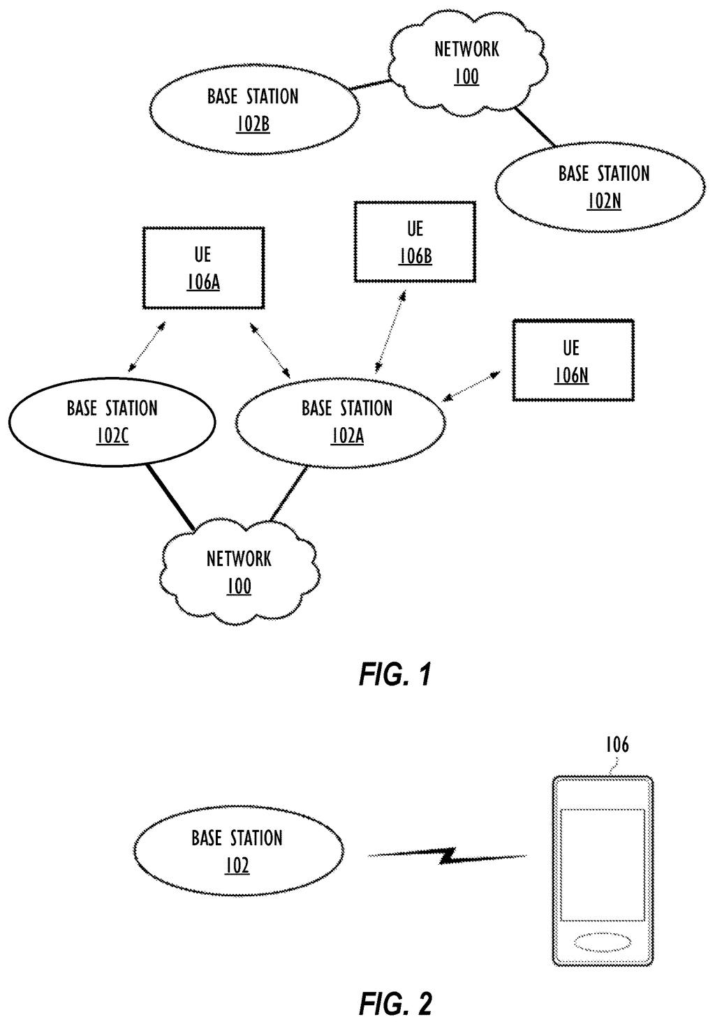 A phone talks to nearby cell towers to agree on the right AI tools for faster mobile connections. Drawing from patent filing US 2026/0312882 A1.