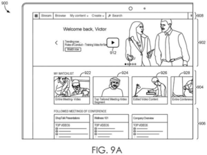 Patent drawing: Microsoft Patents Meeting Replays That Skip to the Parts Your Job Cares About