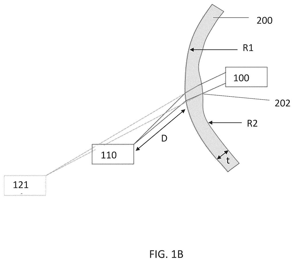 A curved car camera cover with a specially flattened middle keeps the view clear and blur-free. Drawing from patent filing US 2026/0319245 A1.