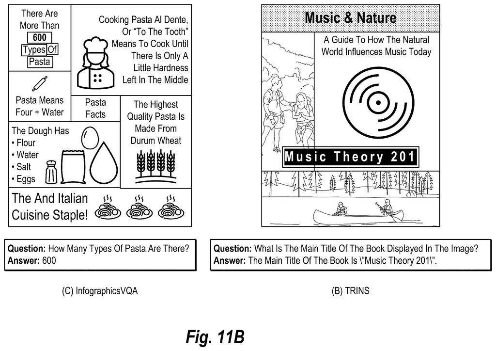 Sample documents showing how the AI highlights the exact words on a page that prove its answer to a question. Drawing from patent filing US 2026/0321047 A1.