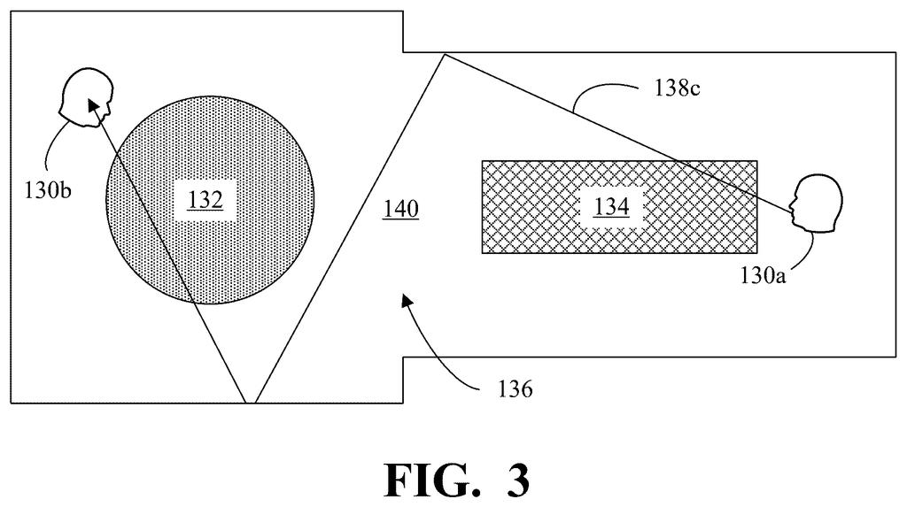 Two remote callers share a single digital space that bounces speech off walls to make them sound like they are together. Drawing from patent filing US 2026/0323239 A1.