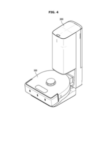 Patent drawing: Samsung Files Patent to Start Heating Mop Water Before the Robot Gets Home