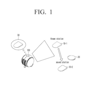 Patent drawing: Samsung Files Patent to Help Robots Find a Charger You Moved