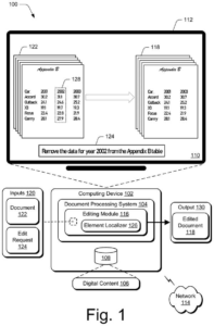 Patent drawing: Adobe Files Patent for an AI That Finds the Right Table Before Editing Your PDF