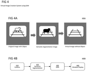 Intel patent drawing: Intel Files Patent for Vehicle Windows That Hide a Crash Before You See It