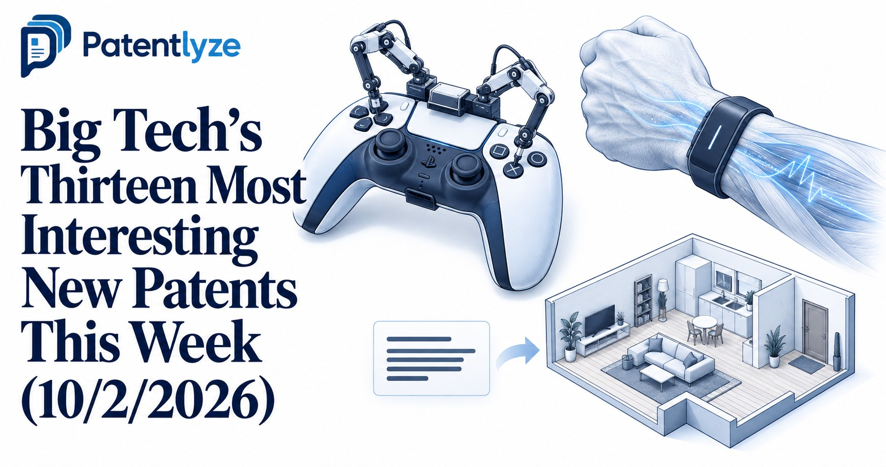 Big Tech's Thirteen Most Interesting New Patents This Week (10/2/2026)